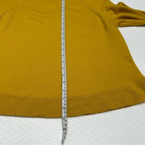 J. Crew Merino Wool Mustard Swing Sweater Oversized Size XL - Picture 12 of 12